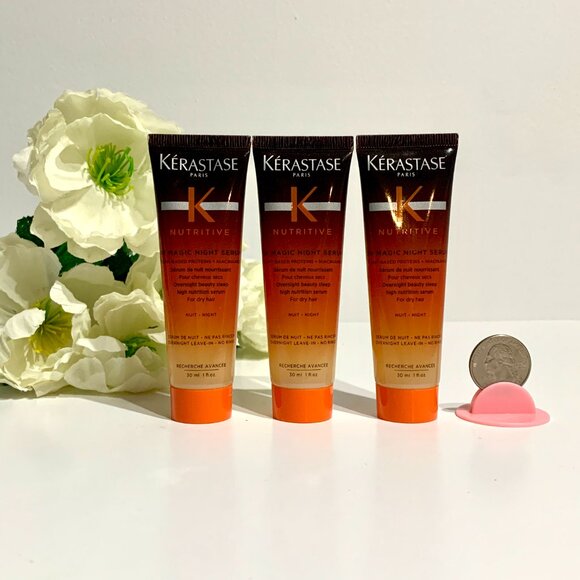 3 Kerastase Nutritive 8H Magic Night Serum Travel Size 30ml/1oz Each New - Picture 1 of 5